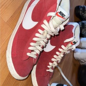 red nike blazers!! 7youth, 8 womens